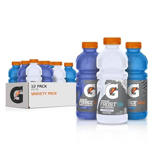 Gatorade Thirst Quencher Sports Drink, Variety Pack, 20oz Bottles 12 Pack