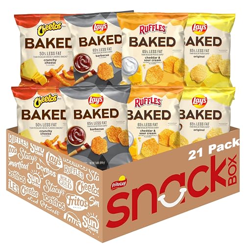 Frito-Lay Classic Mix Variety Pack, Single Serve Snack Bags | Pack of 21