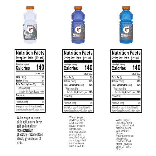 Gatorade Thirst Quencher Sports Drink, Variety Pack, 20oz Bottles 12 Pack