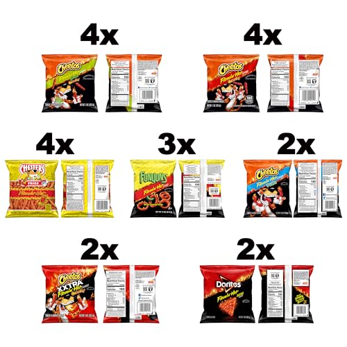 Frito-Lay Classic Mix Variety Pack, Single Serve Snack Bags | Pack of 21