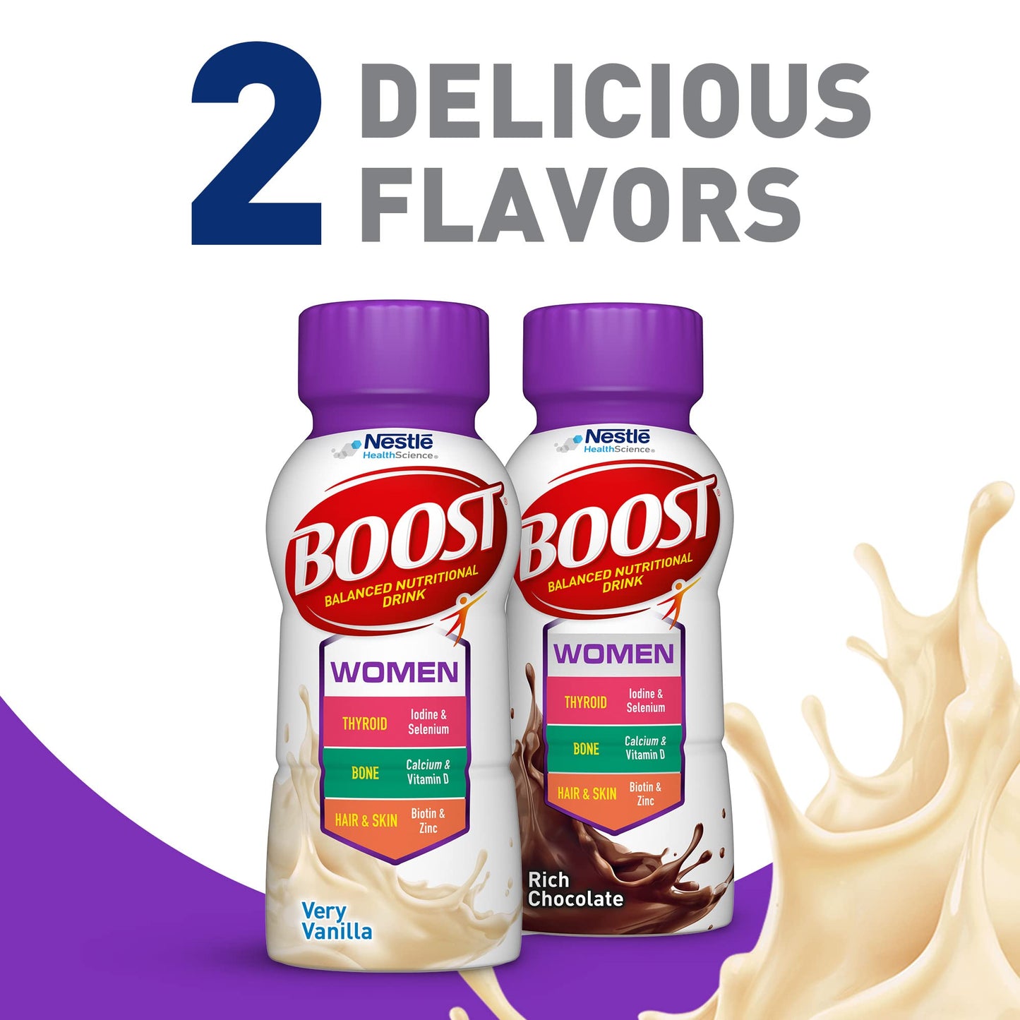 BOOST Original Ready to Drink Nutritional Drinks, 8 Fl Oz Bottles (Pack of 24)