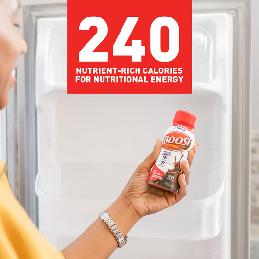 BOOST Original Ready to Drink Nutritional Drinks, 8 Fl Oz Bottles (Pack of 24)
