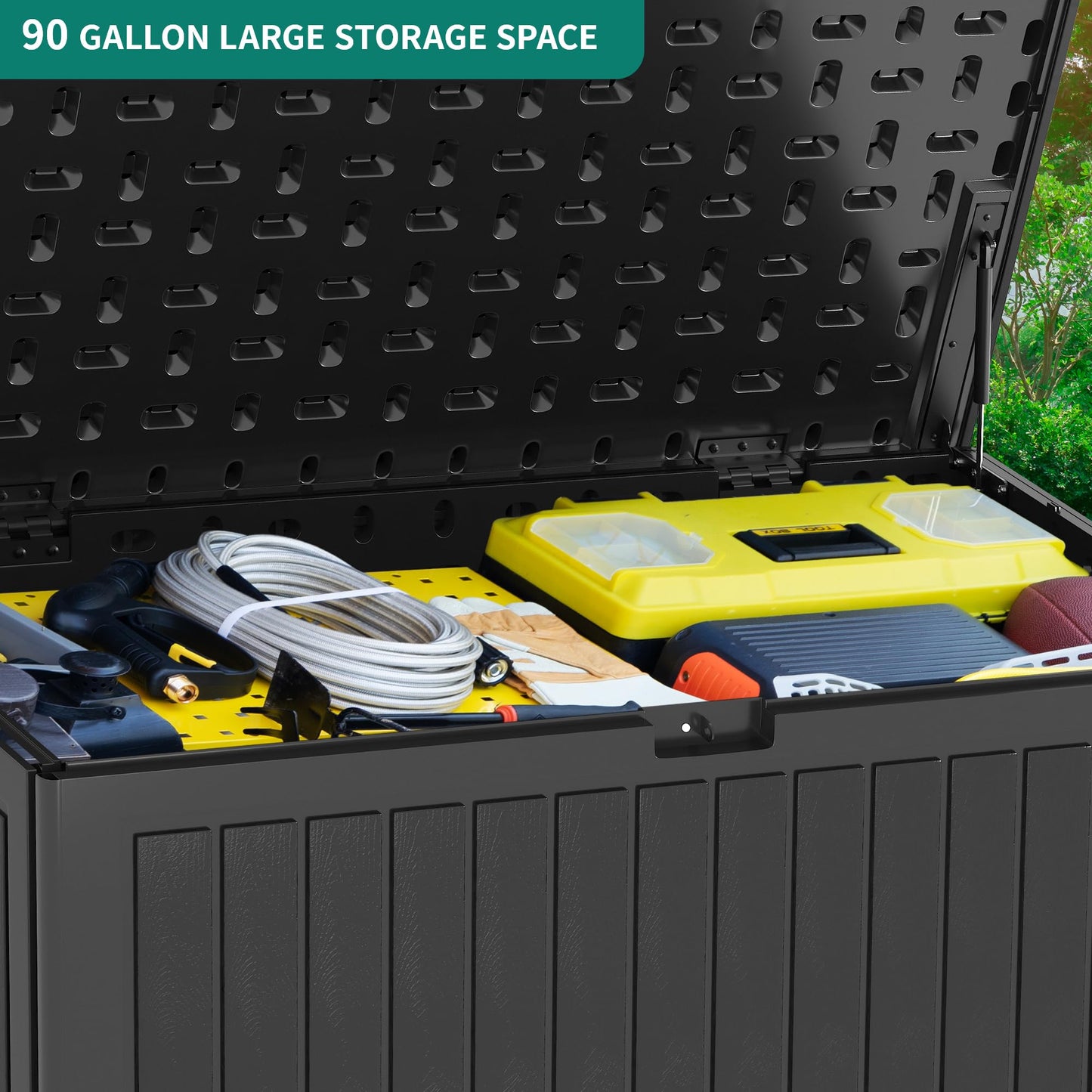 XXL 230 Gallon Large Deck Box Outdoor