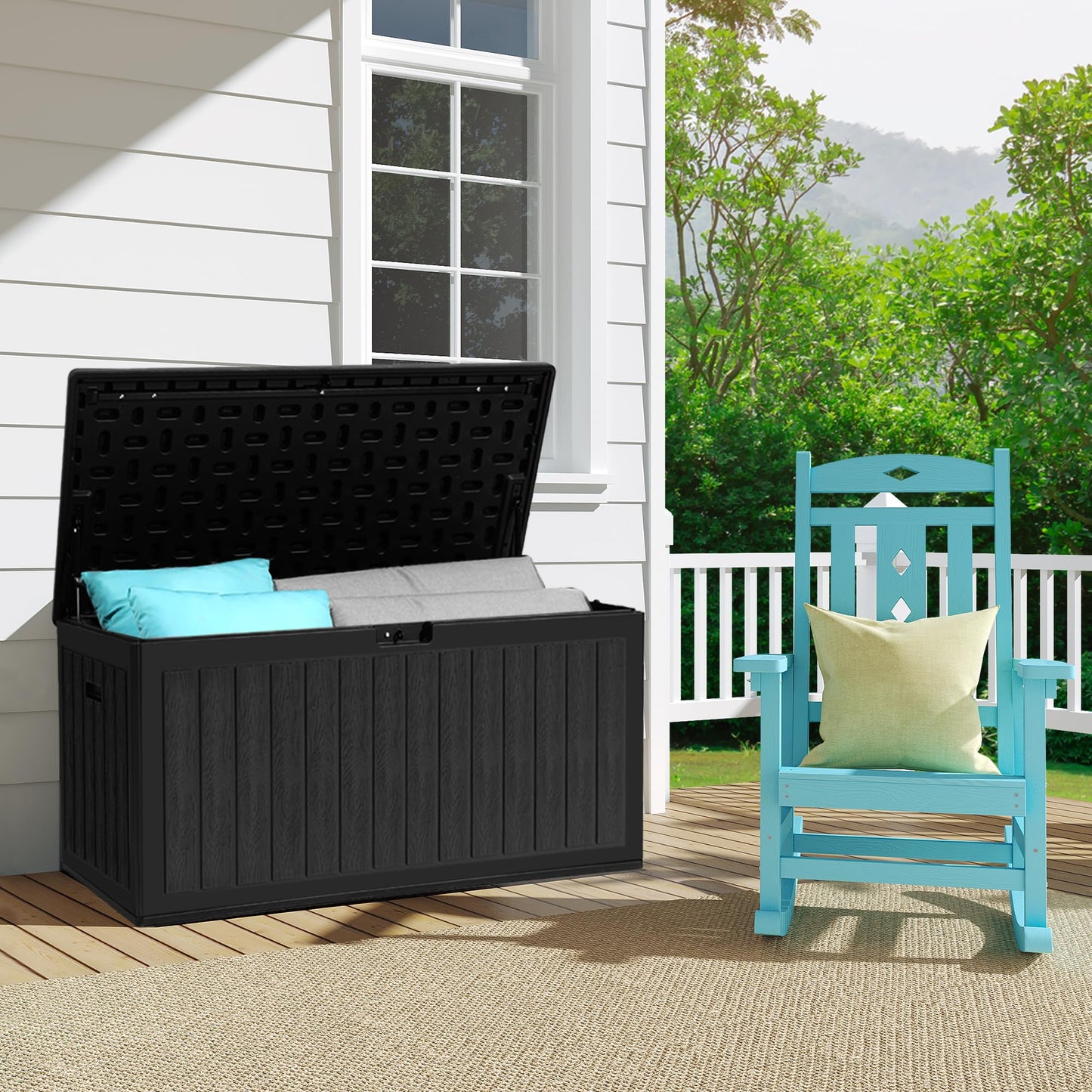 XXL 230 Gallon Large Deck Box Outdoor