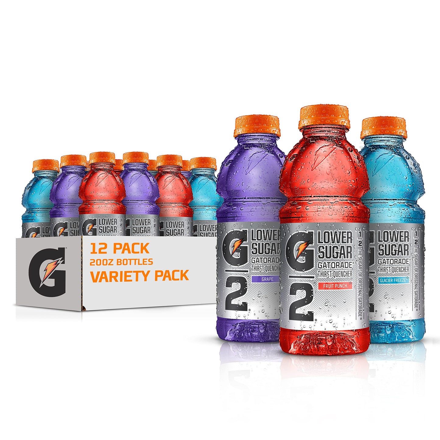 Gatorade Thirst Quencher Sports Drink, Variety Pack, 20oz Bottles 12 Pack