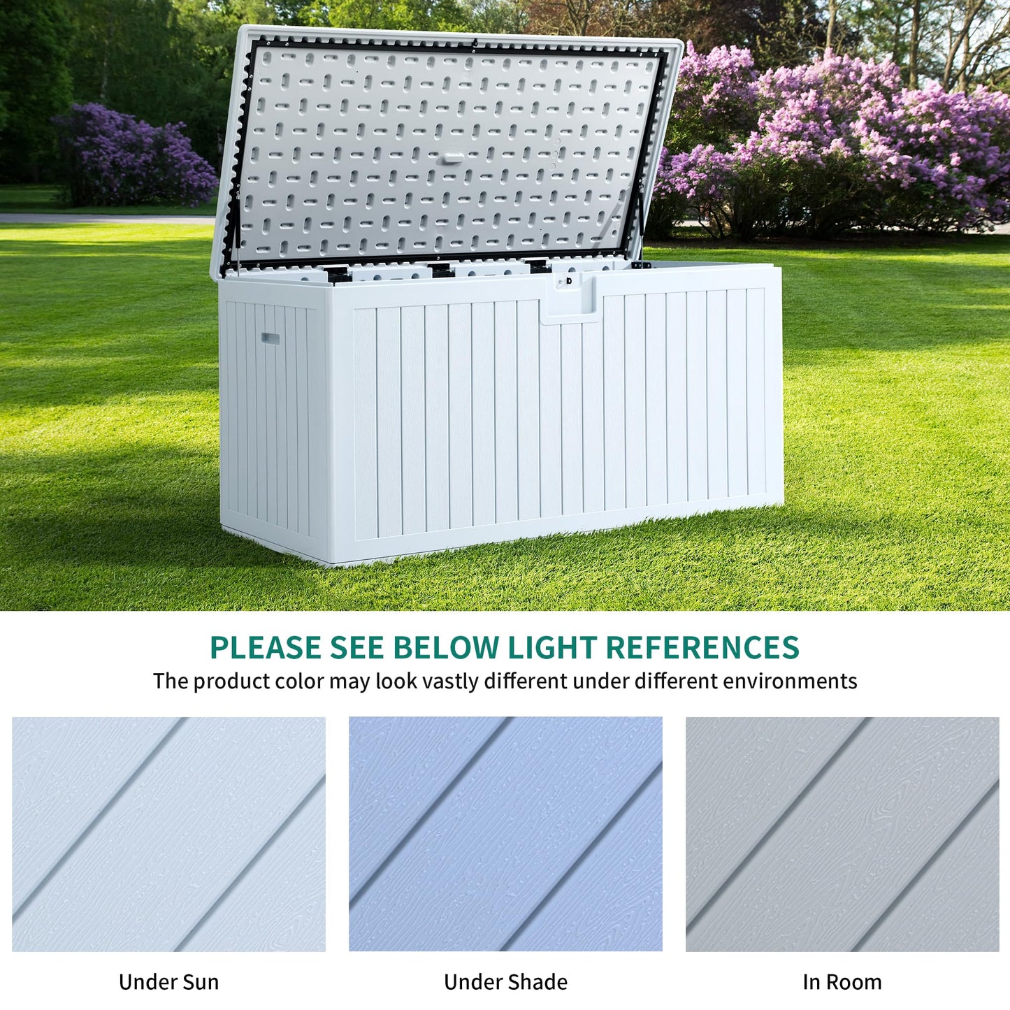 XXL 230 Gallon Large Deck Box Outdoor